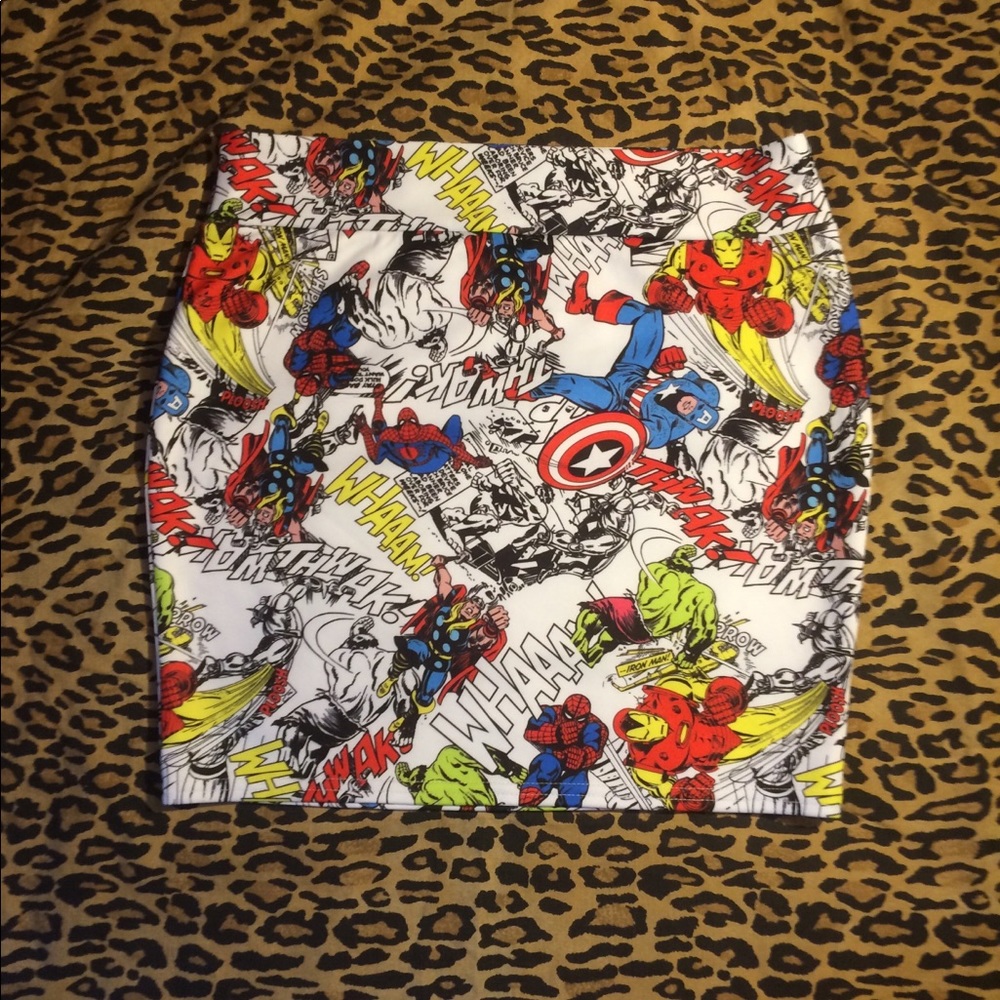 Marvel comics skirt